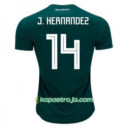Billiga Fotbollströjor Mexiko J.Hernandez 14 VM 2018 Hemma tröja